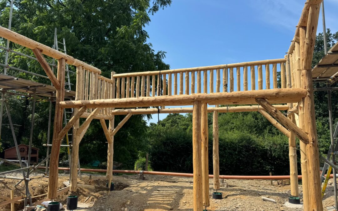 Roundwood Timber Frame Building